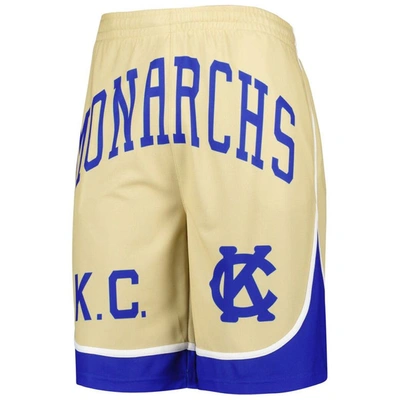 Shop Stitches Cream Kansas City Monarchs Shorts