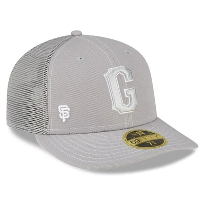 Shop New Era Gray San Francisco Giants 2023 On-field Batting Practice Low Profile 59fifty Fitted Hat