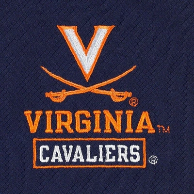 Shop Champion Navy Virginia Cavaliers Textured Quarter-zip Jacket