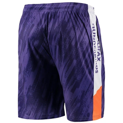 Shop Foco Purple Halifax Thunderbirds Static Mesh Shorts