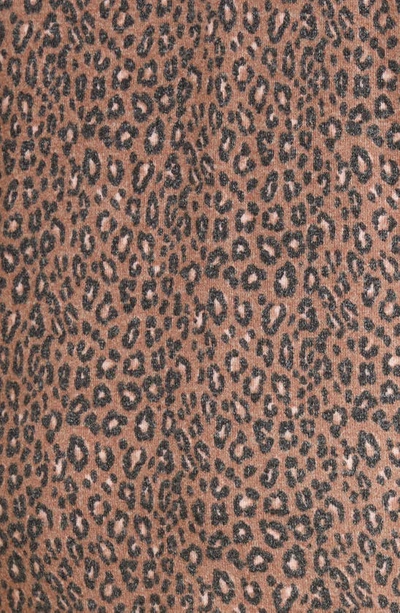 Shop Nordstrom Brushed Hacci Pajamas In Brown Brownie Animal Prints