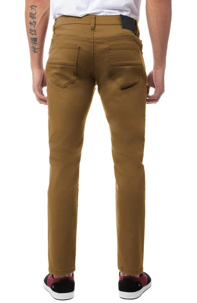 X-ray Classic Twill Skinny Jeans In Tobacco