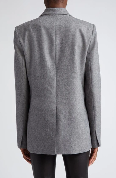Shop Maria Mcmanus Single Breasted Convertible Blazer In Charcoal