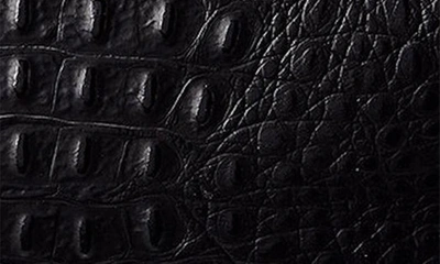 Shop Persaman New York Croc Embossed Tote Bag In Black