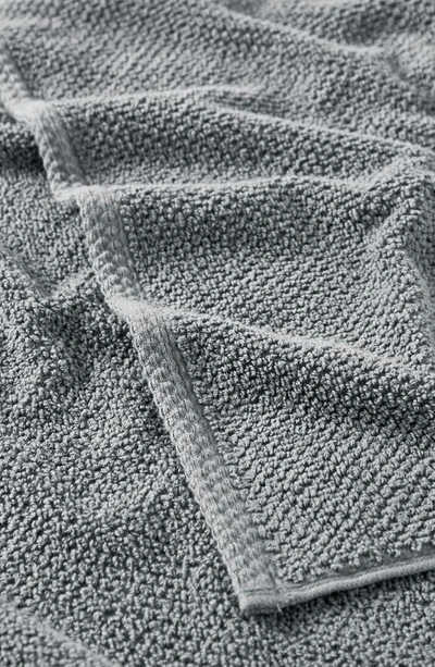 Woven & Weft 4-pack Popcorn Textured Towels In Dark Grey