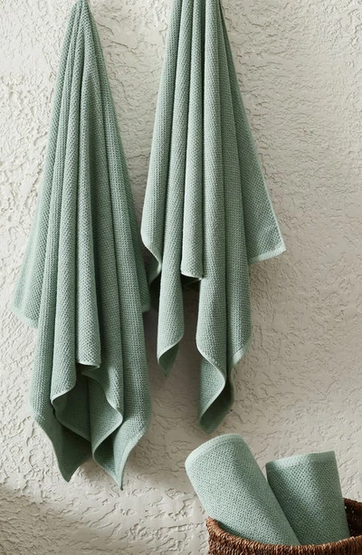 Woven & Weft 4-pack Popcorn Textured Towels In Eucalyptus