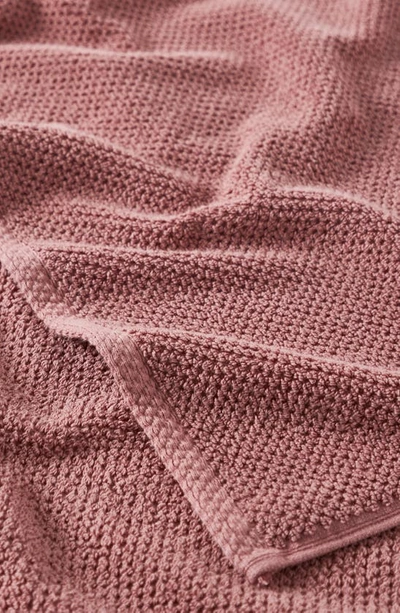 Woven & Weft 4-pack Popcorn Textured Towels In Desert Rose