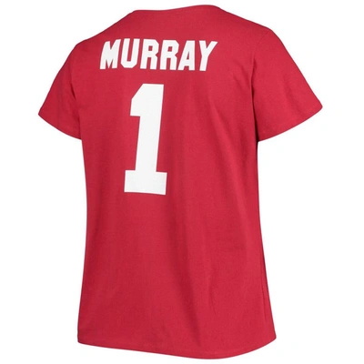 Shop Fanatics Branded Kyler Murray Cardinal Arizona Cardinals Plus Size Name & Number V-neck T-shirt