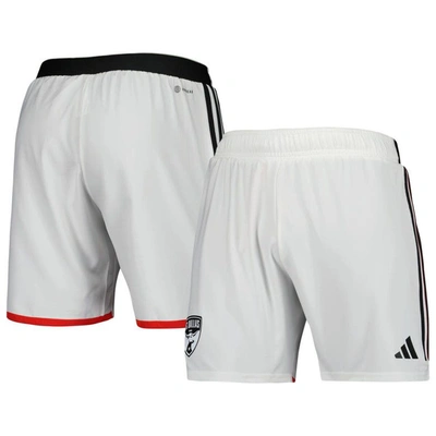 Shop Adidas Originals Adidas White Fc Dallas 2023 Away Aeroready Authentic Shorts