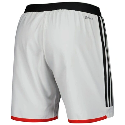 Shop Adidas Originals Adidas White Fc Dallas 2023 Away Aeroready Authentic Shorts