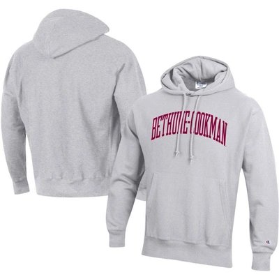 Shop Champion Gray Bethune-cookman Wildcats Tall Arch Pullover Hoodie