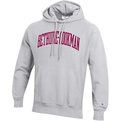 Shop Champion Gray Bethune-cookman Wildcats Tall Arch Pullover Hoodie