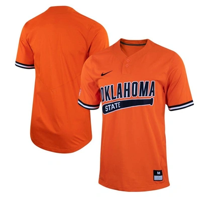 Shop Nike Orange Oklahoma State Cowboys Two-button Replica Baseball Jersey
