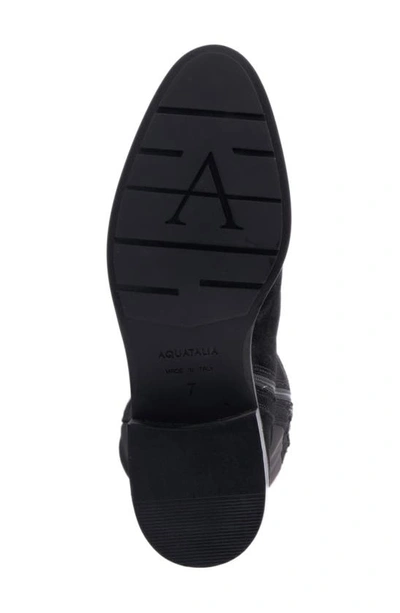 Shop Aquatalia Natessa Weatherproof Over The Knee Boot In Black
