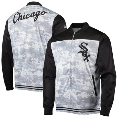 Shop Stitches Black Chicago White Sox Camo Full-zip Jacket