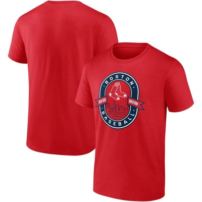 Shop Fanatics Branded Red Boston Red Sox Iconic Glory Bound T-shirt