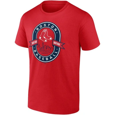 Shop Fanatics Branded Red Boston Red Sox Iconic Glory Bound T-shirt