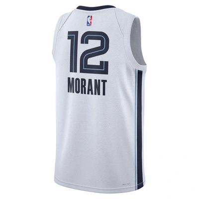 Shop Nike Unisex  Ja Morant White Memphis Grizzlies Swingman Jersey