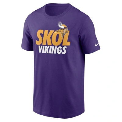 Shop Nike Purple Minnesota Vikings Hometown Collection Skol T-shirt