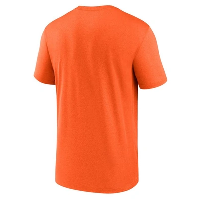 Shop Nike Orange Denver Broncos Legend Wordmark Performance T-shirt