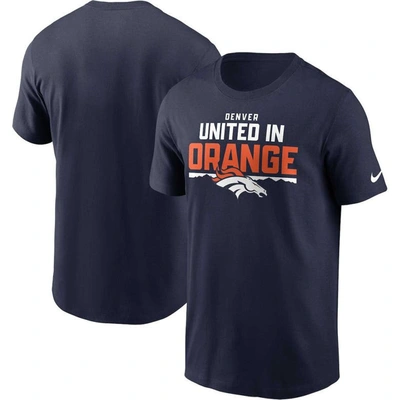 Shop Nike Navy Denver Broncos Local Essential T-shirt