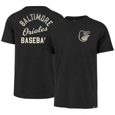 Shop 47 '  Black Baltimore Orioles Turn Back Franklin T-shirt