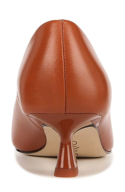 Shop Sarto By Franco Sarto Diva Kitten Heel Pointed Toe Pump In Terracotta