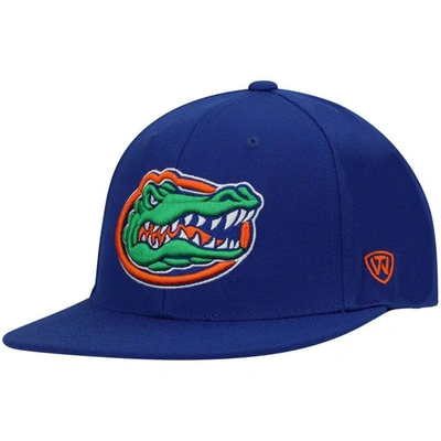 Shop Top Of The World Royal Florida Gators Team Color Fitted Hat