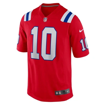 Shop Nike Youth  Mac Jones Red New England Patriots Game Jersey