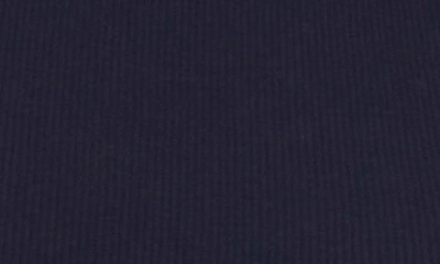 Shop 1.state Puff Sleeve Rib Knit T-shirt In Navy Blue