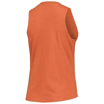 Shop Concepts Sport Texas Orange/charcoal Texas Longhorns Team Tank Top & Pants Sleep Set In Burnt Orange