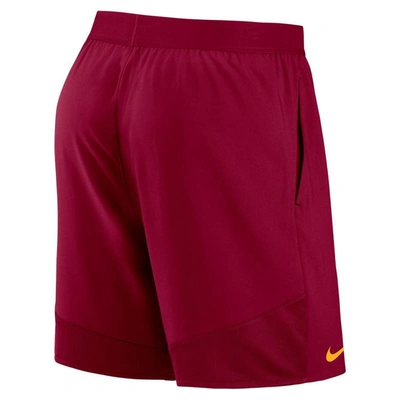Shop Nike Burgundy Washington Commanders Stretch Woven Shorts