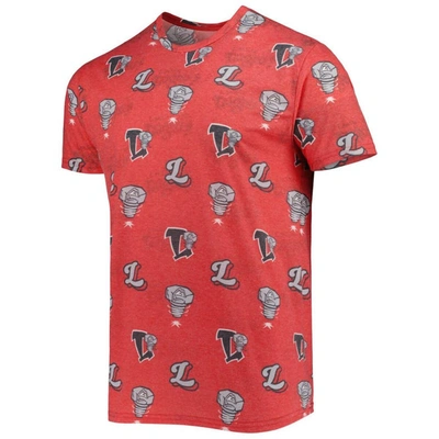 Shop Boxercraft Red Lansing Lugnuts Allover Print Crafted T-shirt