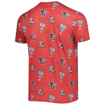 Shop Boxercraft Red Lansing Lugnuts Allover Print Crafted T-shirt