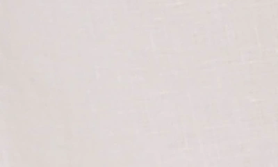 Dkny Pull-on Drawstring Crop Linen Pants In White