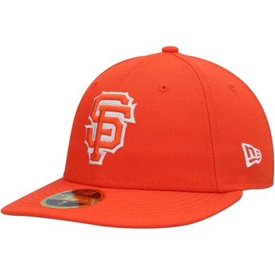 Shop New Era Orange San Francisco Giants City Connect Low Profile 59fifty Fitted Hat