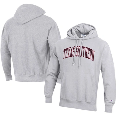Shop Champion Gray Texas Southern Tigers Tall Arch Pullover Hoodie