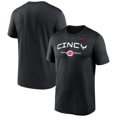 Shop Nike Black Cincinnati Reds Local Legend T-shirt