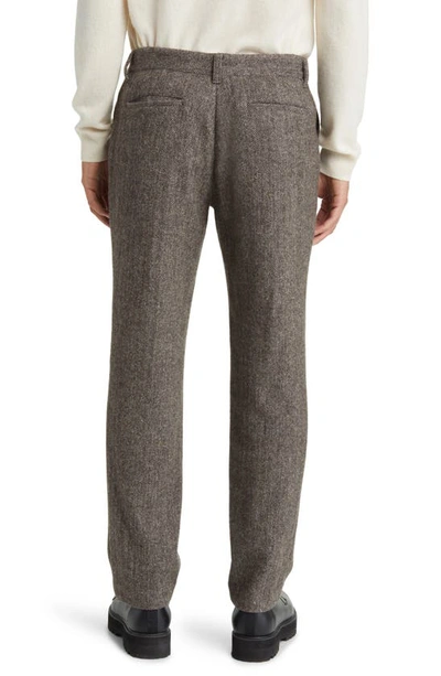 Shop Rails Reynard Flat Front Wool Blend Pants In Highland Tweed