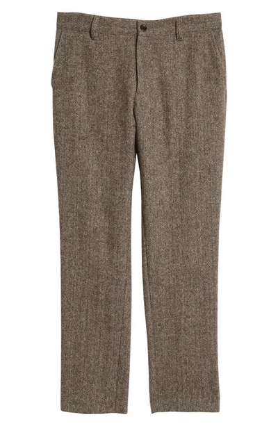 Shop Rails Reynard Flat Front Wool Blend Pants In Highland Tweed