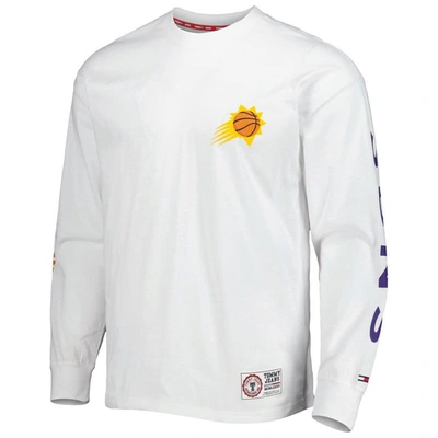 Shop Tommy Jeans Purple/white Phoenix Suns Matthew 2 In 1 T-shirt & Hoodie Combo Set