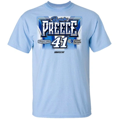 Shop Stewart-haas Racing Team Collection Ryan Preece Light Blue Nascar No. 41 Car T-shirt