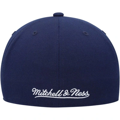 Shop Mitchell & Ness Navy Golden State Warriors Hardwood Classics Mvp Team Ground 2.0 Fitted Hat