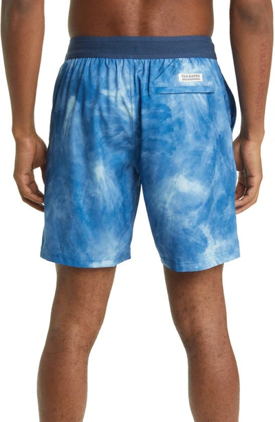 Shop Fair Harbor The Ozone Water Repellent Board Shorts In Clark Blue