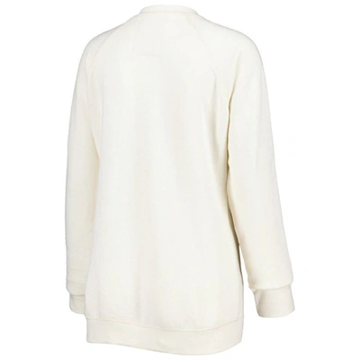 Shop Pressbox Cream Texas Longhorns Old Standard Pennant Knobi Raglan Pullover Sweatshirt