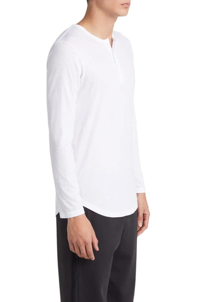 Shop Goodlife Long Sleeve Henley In White