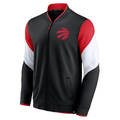 Shop Fanatics Branded Black Toronto Raptors League Best Performance Full-zip Jacket