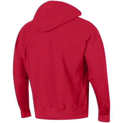 Champion Reverse Weave Hoodie Ohio State In Red In Scarlet
