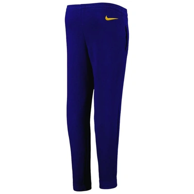 Shop Nike Youth  Blue Barcelona Gfa Fleece Club Pants
