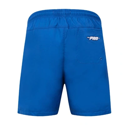 Pro Standard Royal New York Giants Woven Shorts In Royal